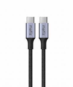 Matiz Cafule PD 2.0 100W USB-C to USB-C Fast Charging Cable (20V 5A, 2M)
